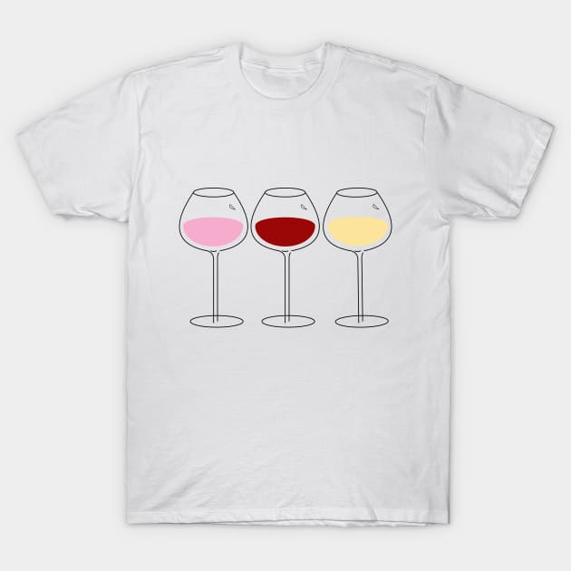 Wine Tasting T-Shirt by VollkornPopcorn